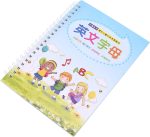 LEYTON Magic Calligraphy Stickers Notebooks Erasable Writing Tools Reusable 3-5 Years Simple Writing One Hand - Imagen 3