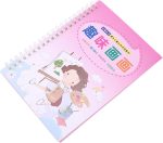 LEYTON Magic Calligraphy Stickers Notebooks Erasable Writing Tools Reusable 3-5 Years Simple Writing One Hand - Imagen 5