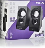 NGS SB210 – Stereo Speaker 12W for PC, USB Power, 3.5 mm Jack Input, Clear and Surround Sound, Volume Control, Compact Design, Plug & Play, Compatible with Computers and Laptops - Imagen 9
