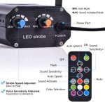 Mini LED Strobe Light, Sound Activation and Flash Speed Control Light with 48 Bright LED Stage Lighting for Dancing Parties Birthday DJ Bar - Imagen 4