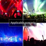 4PCS Pair LED DMX 7CH Spotlights, RGB 36 LED Stage Lights with Remote Control, 72W Disco Light with 7 Lighting Modes for Parties Stages Bars Halloween Christmas - Imagen 6