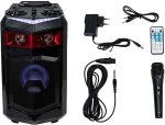Powerful Bluetooth Speaker, Trolley with Wheels, Bluetooth Speaker, 60W, Portable Speaker, Wireless, USB, SD Card, Aux 3.5 mm, Karaoke LED, Speaker 26 x 44 cm - Imagen 4