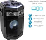 Powerful Bluetooth Speaker, Trolley with Wheels, Bluetooth Speaker, 60W, Portable Speaker, Wireless, USB, SD Card, Aux 3.5 mm, Karaoke LED, Speaker 26 x 44 cm - Imagen 5