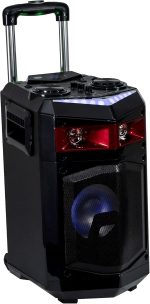 Powerful Bluetooth Speaker, Trolley with Wheels, Bluetooth Speaker, 60W, Portable Speaker, Wireless, USB, SD Card, Aux 3.5 mm, Karaoke LED, Speaker 26 x 44 cm - Imagen 6