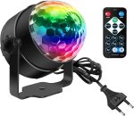 Disco Lights, Sound Activated Mini LED Lights, 3W RGB Stage Remote Control for Home Party, Dance, Birthday, Karaoke, Christmas
