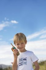 LEXIBOOK Harry Potter – Adventurer Wizard Kit for Children with Walkie-Talkies 120 m, Magic Wand with Sound and Luminous Effects, Notebook, Pen, Rubber Hedwig, White/Gold, RPTW11HP - Imagen 3