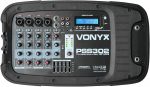Vonyx PSS302 PA System Complete Set Speakers with Mixer, Sound System, 300 W, PA Speaker Set with Microphone and Tripods, Bluetooth, USB, SD, Remote Control, DJ, Singer, Conference - Imagen 4