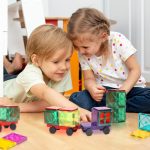 Playmags 2 Piece Car Set: Stronger Magnetic Tokens and Blocks - Super Durable with Vivid Erase Tiles Color - Stem Toys for Kids (Colors May Vary) - Imagen 5