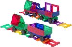 Playmags 2 Piece Car Set: Stronger Magnetic Tokens and Blocks - Super Durable with Vivid Erase Tiles Color - Stem Toys for Kids (Colors May Vary) - Imagen 6