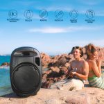 Ibiza - PORT12UHF-MKII-TWS - Portable speaker 12"/700W MAX with 2 microphones (UHF), Remote Control and Protective Case - Bluetooth, USB, SD and TWS - 5 to 7h autonomy - Imagen 3