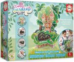 Educa - 3D Dream Garden 2in1 Tree House | Build with Full Color Cardboard Pieces This Tree House and Grow Your Own Garden at Home | From 5 Years Old (19469)