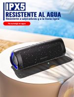 Bluetooth 5.3 Speaker, 30 W Powerful Bluetooth Speaker with Colour LED Light, Powerful Bass and Clear Treble, IPX5 Waterproof, 24H Playback Bluetooth Speaker with TWS Pairing - Imagen 8