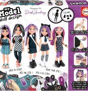Educa - My Model Doll Design Dark Academy Fashion Style Kit to Become a Designer and Stylist. Craft for Kids Ages 6 (19827)