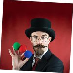 Gatuida 10 Soft Sponge Balls for Magicians Party Accessories 4.5 cm Interactive for Entertainment Festival Decoration Tricks 10 Pieces - Imagen 4