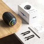 RIENOK S4 Portable Bluetooth Speaker Bluetooth 5.3 Powerful Waterproof IPX7 Small Wireless Stereo Pairing Supports SD Card Black - Imagen 9