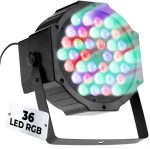 tempo di saldi RGB headlight from 50 W to 120 W with 36 LED Disco Sound Sensor Colourful Light