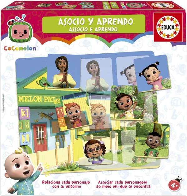Educa - Cocomelon Partnership and Learning. Educational Game for Babies. +36 Months (19135)