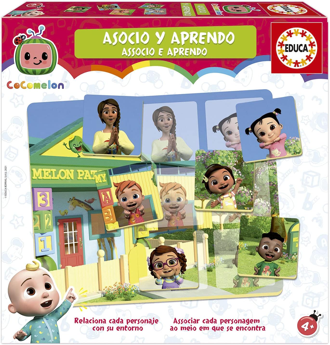 Educa - Cocomelon Partnership and Learning. Educational Game for Babies. Educa - Cocomelon Partnership and Learning. Educational Game for Babies. +36 Months (19135)