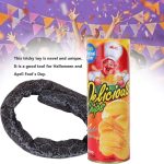 Prank Toy, Potato Chips Snake Pop Up Snake Prank Trick Toys Gag Prank Halloween April Fool's Day with 1 Snake - Imagen 3