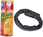 Prank Toy, Potato Chips Snake Pop Up Snake Prank Trick Toys Gag Prank Halloween April Fool's Day with 1 Snake - Imagen 5
