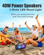 Tronsmart Bang SE Bluetooth Speaker 40W, Portable Powerful Speakers, LED Lights, Waterproof IPX6, 24H Playback, Stereo Sound, Aux and Power Bank, Speaker with Bluetooth 5.3 for Parties - Imagen 7