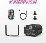 Disco Ball, Music Controlled Disco Light, Party Light, 60 Different Patterns, Strobe Effect, Party Light with Remote Control and 2M USB - Imagen 6
