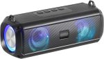 Mars Gaming MSB-XT, Portable Speaker + Sound Bar 2in1, Dynamic RGB Lighting, 4 Drivers 20W Sound System, Bluetooth 5.3 Speaker + AUX/MicroSD/USB/FM Radio, Black