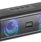 Mars Gaming MSB-XT, Portable Speaker + Sound Bar 2in1, Dynamic RGB Lighting, 4 Drivers 20W Sound System, Bluetooth 5.3 Speaker + AUX/MicroSD/USB/FM Radio, Black