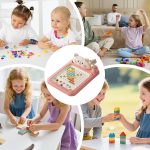 Genérico Arte Magnético De Puntos,Pizarra Magnética Infantil con Lápiz,Juguetes de Interacción Entre Padres e Hijos para Niños y Niñas de 2 a 5 Años - Regalo Infantil - Imagen 4