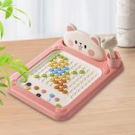 Genérico Arte Magnético De Puntos,Pizarra Magnética Infantil con Lápiz,Juguetes de Interacción Entre Padres e Hijos para Niños y Niñas de 2 a 5 Años - Regalo Infantil - Imagen 7
