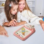 Genérico Arte Magnético De Puntos,Pizarra Magnética Infantil con Lápiz,Juguetes de Interacción Entre Padres e Hijos para Niños y Niñas de 2 a 5 Años - Regalo Infantil - Imagen 8