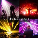 40W RGBW 4 in 1 LED Pinspot + 24 SMD RGB LED Stage Lights Par DMX DJ Lights 7/11CH Party Light Bulb for Bar, Party, Wedding, Disco, Theater, Halloween - Imagen 6