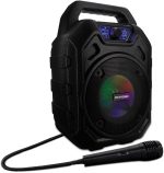 Metronic 477188 – Powerful Bluetooth Speaker 45 W Portable, LED Lights, USB Socket, Micro-SD, AUX-IN, Microphone Input, Microphone Included, FM Radio, with Ergonomic Handle for Easy Transport - Imagen 3