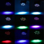 UKing 4PCS LED Spotlight Stage Lights with Pair LED Bag, 72W DMX RGB Disco Lighting Effects Strobo 7 Modes with Wireless Rmoto Control for Weddings Christmas Party Lights - Imagen 3
