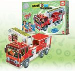 Educa - Studio Puzzle in 3D with Pieces Screws and Nuts. Assemble a Fire Truck From Scratch. +5 years (19186) - Imagen 9