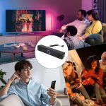 Soundbar for TV,Home Theater Soundbar - Wireless Sound Bar with Deep Bass and Volume Booster for TV Desktop Laptop Projector - Imagen 4