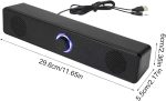 Soundbar for TV,Home Theater Soundbar - Wireless Sound Bar with Deep Bass and Volume Booster for TV Desktop Laptop Projector - Imagen 5
