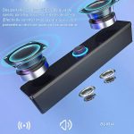Soundbar for TV,Home Theater Soundbar - Wireless Sound Bar with Deep Bass and Volume Booster for TV Desktop Laptop Projector - Imagen 8