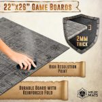 Melee Mats DND Map Starter Kit - 22" x 26", Double Sided, Wet/Dry Erase Battleground Grid - Ultimate Tabletop Game Experience with Accessories - Imagen 4