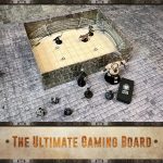 Melee Mats DND Map Starter Kit - 22" x 26", Double Sided, Wet/Dry Erase Battleground Grid - Ultimate Tabletop Game Experience with Accessories - Imagen 8