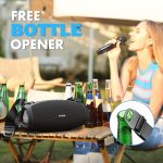 W-KING Powerful Bluetooth Speaker with Wireless Microphone, 120W Peak 70W, Waterproof Wireless Portable Speakers for Outdoors, Triple Passive Radiators/DSP/Power Bank/TF/AUX/EQ/Opener - Imagen 5