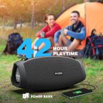 W-KING Powerful Bluetooth Speaker with Wireless Microphone, 120W Peak 70W, Waterproof Wireless Portable Speakers for Outdoors, Triple Passive Radiators/DSP/Power Bank/TF/AUX/EQ/Opener - Imagen 7