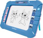 Lexibook, Disney Stitch, Electronic Chalkboard, Neon, 8 Colorful Light Effects, 6 Models Included, Bi-Color Markers and Cloth, Blue (CRNEOD) - Imagen 7
