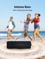 Soundcore Anker 2 Portable Bluetooth Speaker with 12W Stereo Sound, BassUp, IPX7 Waterproof, 24 Hours Playback, Wireless Stereo Pairing, for Home, Outdoor and Travel - Imagen 3