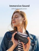 Soundcore Anker 2 Portable Bluetooth Speaker with 12W Stereo Sound, BassUp, IPX7 Waterproof, 24 Hours Playback, Wireless Stereo Pairing, for Home, Outdoor and Travel - Imagen 4