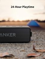 Soundcore Anker 2 Portable Bluetooth Speaker with 12W Stereo Sound, BassUp, IPX7 Waterproof, 24 Hours Playback, Wireless Stereo Pairing, for Home, Outdoor and Travel - Imagen 6