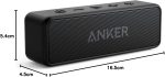 Soundcore Anker 2 Portable Bluetooth Speaker with 12W Stereo Sound, BassUp, IPX7 Waterproof, 24 Hours Playback, Wireless Stereo Pairing, for Home, Outdoor and Travel - Imagen 8