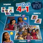 Educa - Superpack Wish, Children's Board Games such as Domino, Identic and 2 Puzzles of 25 and 50 Pieces. Multiple Game Possibilities to Play Alone or Accompany. Ages 3 (19743) - Imagen 4