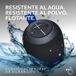 Altavoz Bluetooth portátil Ultimate Ears WONDERBOOM PLAY resistente al agua, altavoz flotante resistente al polvo con un radio de acción de 40 m, negro - Imagen 4