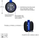 Altavoz Bluetooth portátil Ultimate Ears WONDERBOOM PLAY resistente al agua, altavoz flotante resistente al polvo con un radio de acción de 40 m, negro - Imagen 7